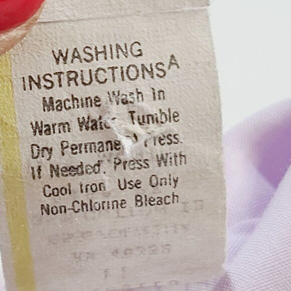 Vintage 90s Pastel Purple Checked Baby Girl Dress Elephant Hearts Balloons - Picture 6 of 10